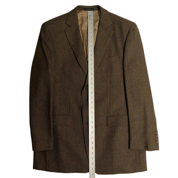 Men's 44L LAUREN RALPH LAUREN Lambs' Wool LELA Sport Coat Blazer Jacket Brown - Picture 10 of 16